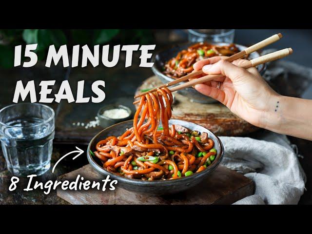 15-minute meals when you don’t feel like cooking (8 ingredients or less!)