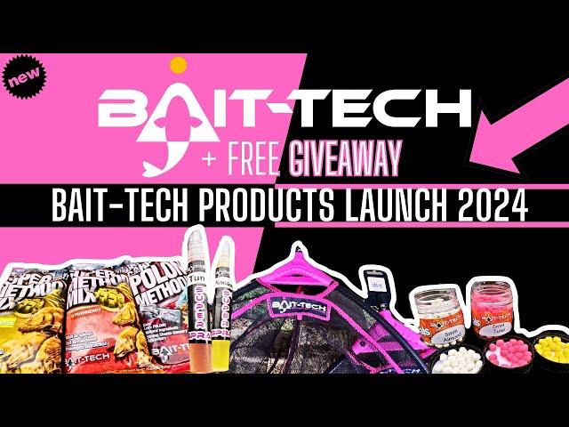 NEW BAIT-TECH PRODUCTS LAUNCH FOR 2024 PLUS FREE GIVEAWAY |  MATCH FISHING | BAGUPTV