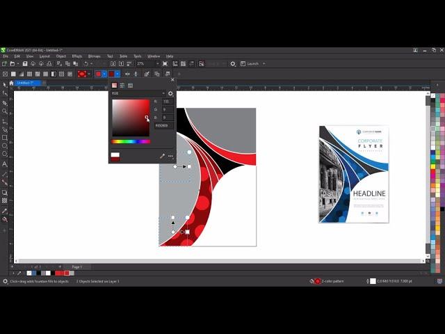 Best Coreldraw Techniques for Making Modern Templates - Ahsan Sabri