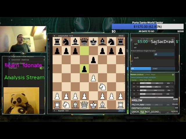 Even GM's secretly watch Sladgie Analysis ! on lichess