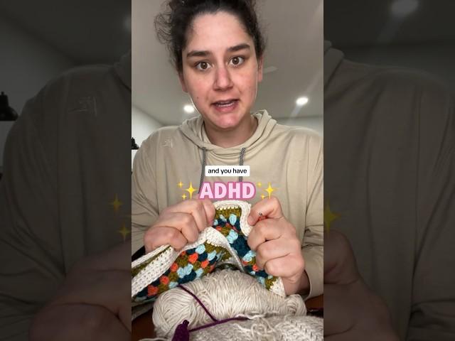 a crochet PSA to all my crafty adhd friends