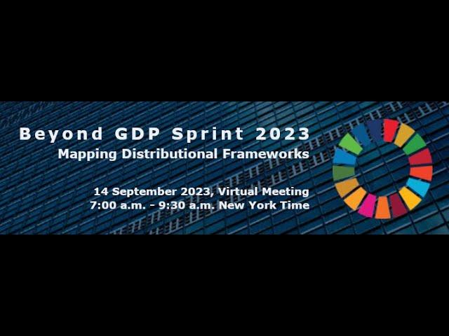 Fifth Beyond GDP Sprint 2023 Meeting, 14 September 2023