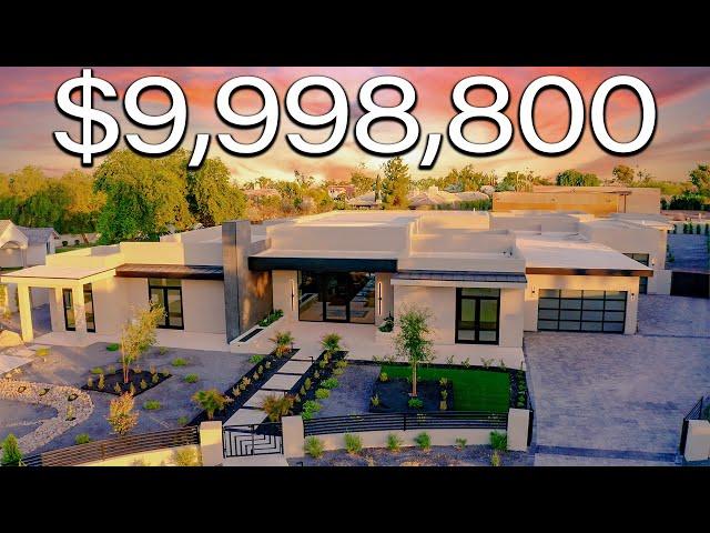 Inside a $9,998,800 MANSION in Paradise Valley Arizona with Pickleball Court