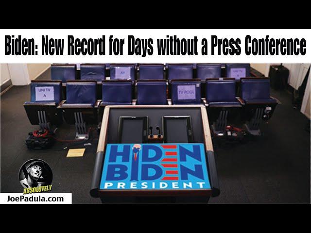 Joe Biden Breaks a Record 52 Days without a press conference: Too Busy or Dementia?