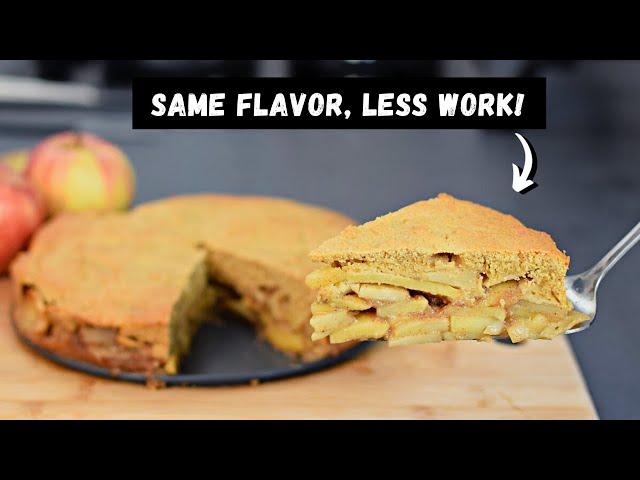 a HEALTHIER way to make apple pie in less time and less effort