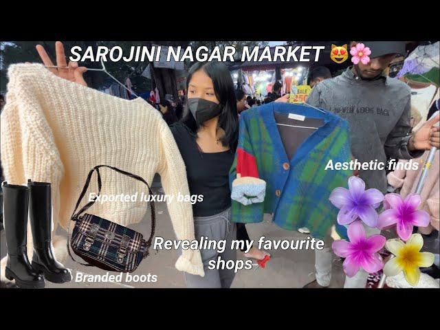 Sarojini Nagar market winter shopping ️ *with my Best shop no mentioned* + Try on haul