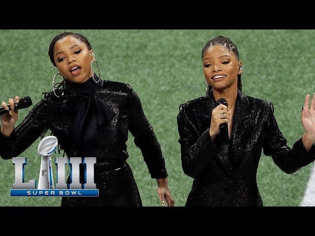 Chloe x Halle Sing America the Beautiful | Super Bowl LIII NFL Pregame