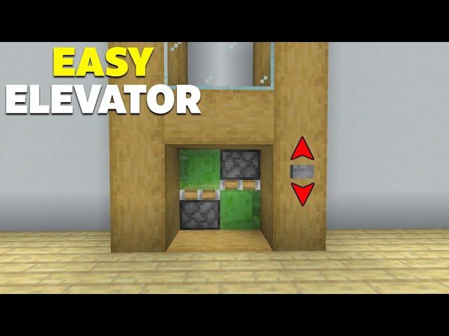 How to make a working Elevator In Minecraft Bedrock! (mcpe)