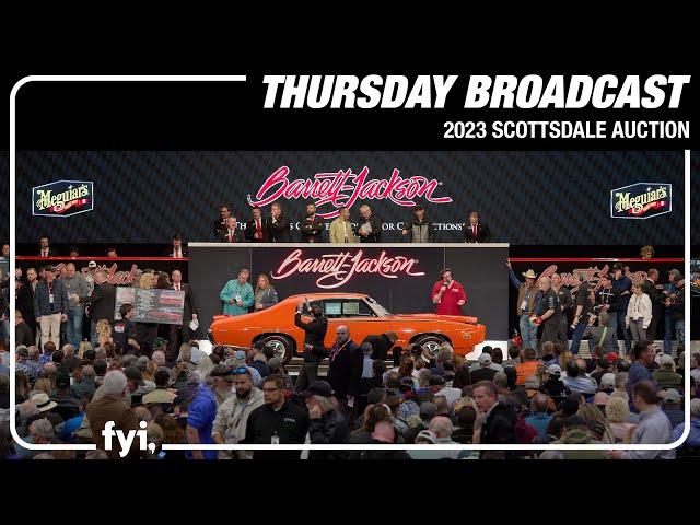 2023 SCOTTSDALE THURSDAY BROADCAST - Thursday, January 26, 2023  - BARRETT-JACKSON 2023 AUCTION