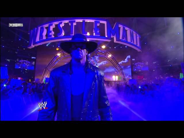 Undertaker makes his entrance: WrestleMania 27