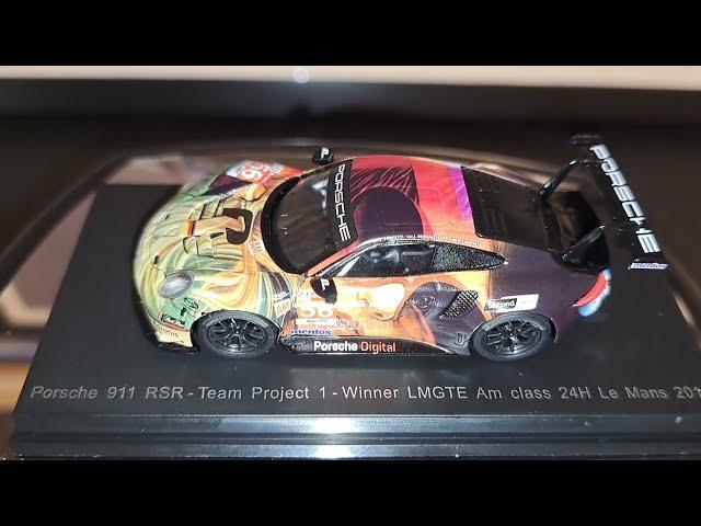 Sparky: Team Project 1 #56 Porsche 911 RSR "Art Car" in 1/64 scale.