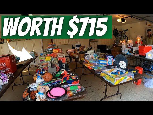 This Garage Sale was STACKED with Retro Profit