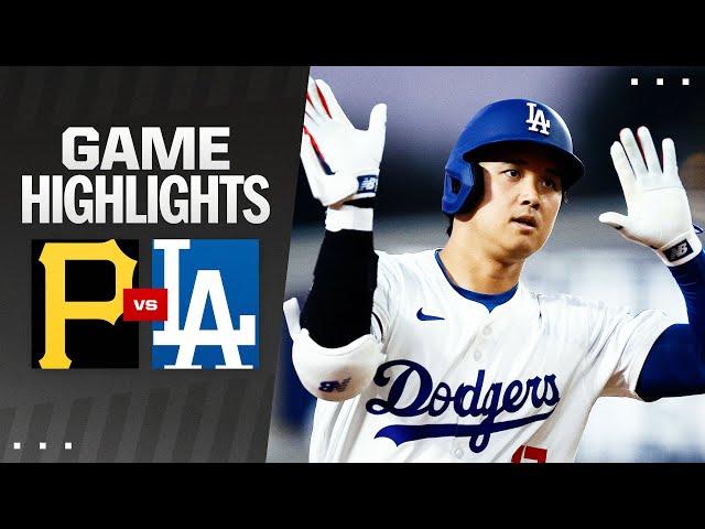 Pirates vs. Dodgers Game Highlights (8/9/24) | MLB Highlights