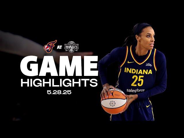 DeWanna Bonner Scores Season-High 21 Points for Indiana Fever at Mystics | Full Game Highlights