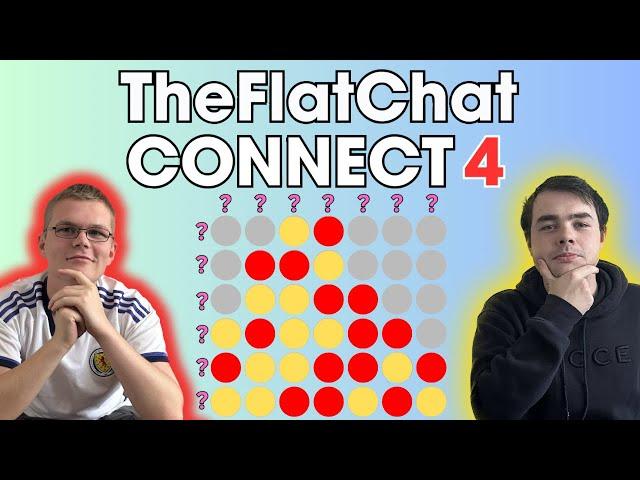 FOOTBALL CONNECT 4 CHALLENGE!!! JACOB VS AARON FOR THE FLAT CHAT CROWN