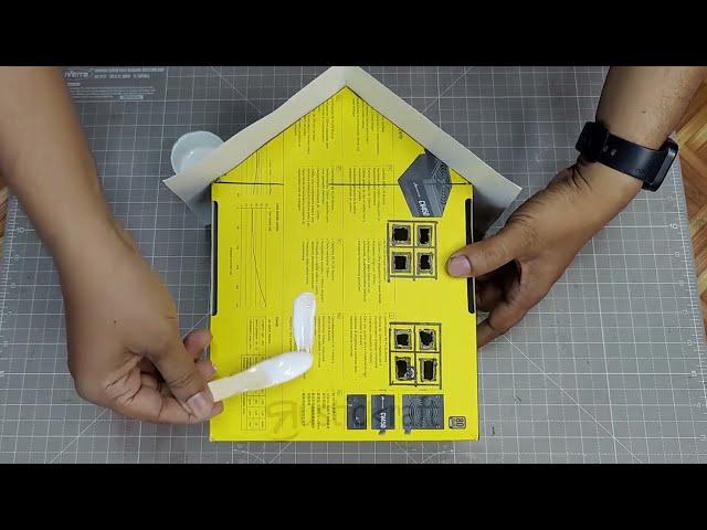 How to Build Haunted House using Paper Box | DIY RusticKraft