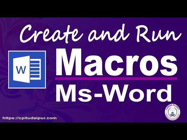 Microsoft Word Macro (Hindi) | How to Create Macro in MS Word