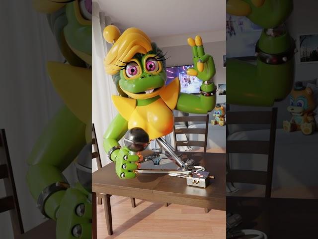 Glamrock Happy Frog in Real Life | FNaF Security Breach Animation