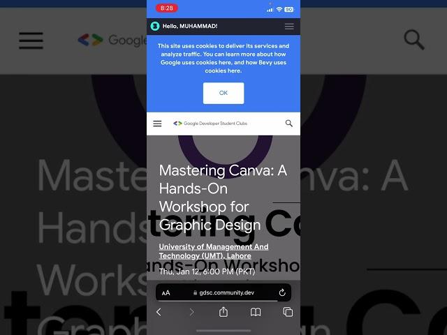 Join Google Events (UMT)