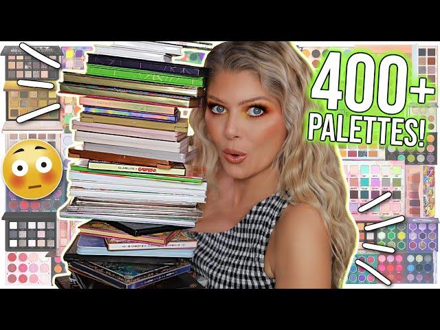 Eyeshadow Palette Collection & Declutter | 400+ PALETTES!