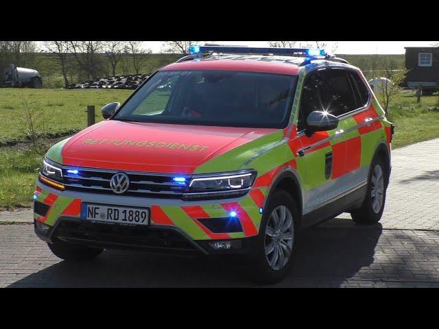 [First Responder-Einsatz] REF 70/89-1 Wobbenbüll Rettungsdienst Nordfriesland