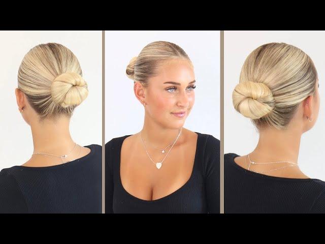 How To Do The Sofia Richie Slick Back Bun!