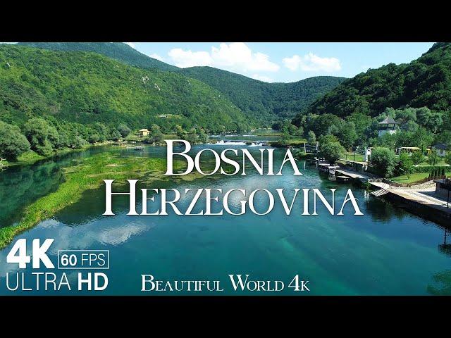 Bosnia and Herzegovina 4K - Discovering the Natural Beauty of the Balkans - Relaxing Music