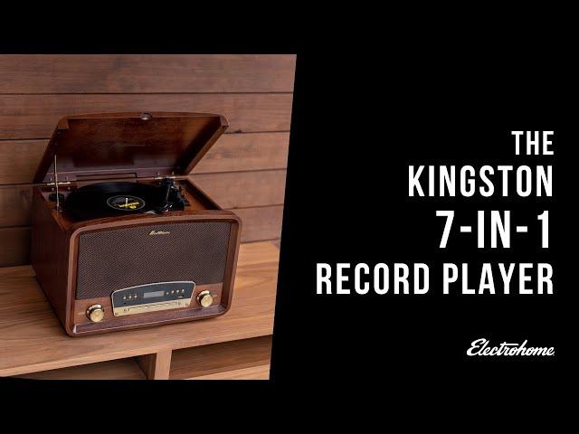 Electrohome Kingston 7 in 1 Vinyl Record Player