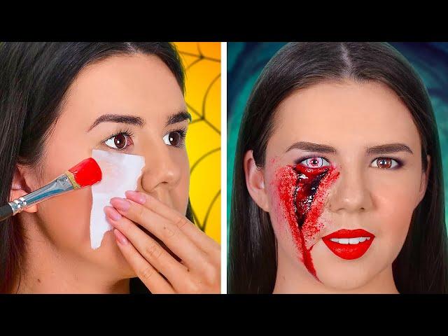 IDEAS ATERRADORAS PARA HALLOWEEN  Maquillaje Impactante y Disfraces Espeluznantes por 123 GO! FOOD