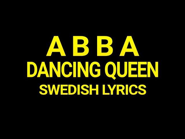 ABBA - Dancing Queen på Svenska (Swedish Lyrics)