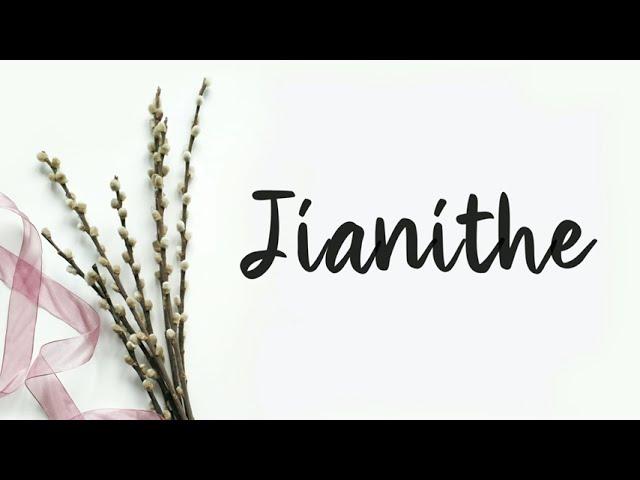 Ding Pamei - Jianithe [Official Lyrics Video]