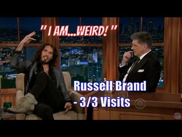 Russell Brand - Two Crazy, CRAZY Comedians - 3/3 Visits In Chronological Order