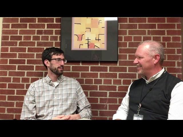 Michael McLoughlin, MD, MS visits with Steve Simonin, CEO
