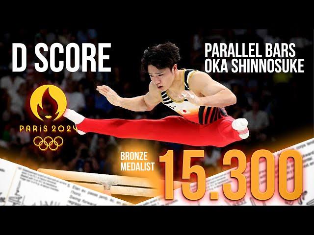 Oka Shinnosuke - Parallel Bars Olympic 2024 routine - D score