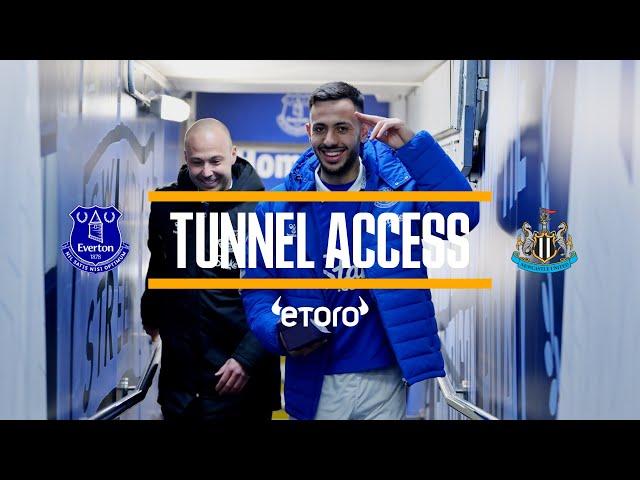 A PERFECT NIGHT UNDER THE LIGHTS! | Tunnel Access: Everton v Newcastle