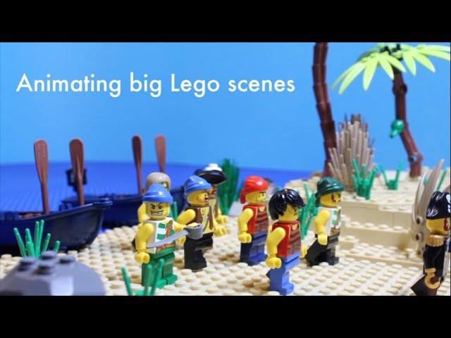 How to Animate Big Lego Scenes in Lego Stop Motions