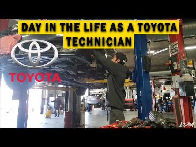 A Day in The Life As A Toyota Technician 2023