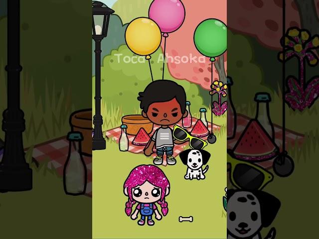 Twin sisters with different magic hair | Toca Sad Story | Toca Life World | Toca Boca