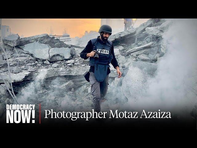 Motaz Azaiza, Acclaimed Journalist from Gaza, on Photographing War & Making “Art from the Pain”