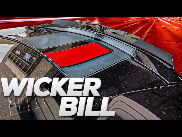 Luis' Camaro SS Wicker Bill Install