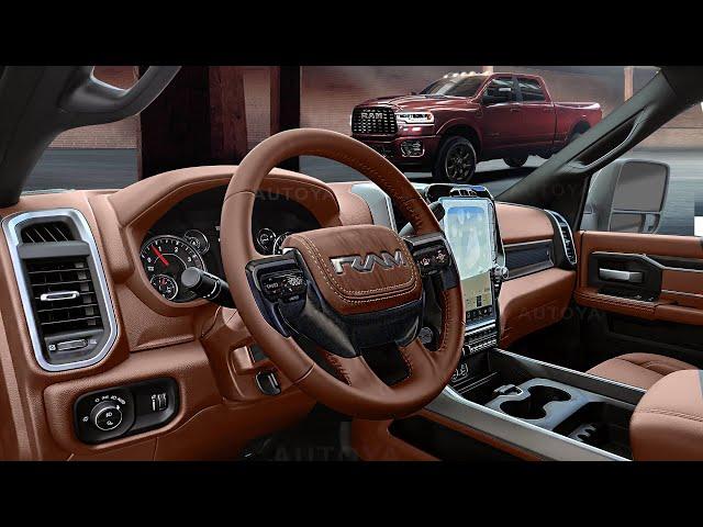 2025 Ram HD 2500 or 3500 - INTERIOR Preview of the RAM Heavy Duty Facelift