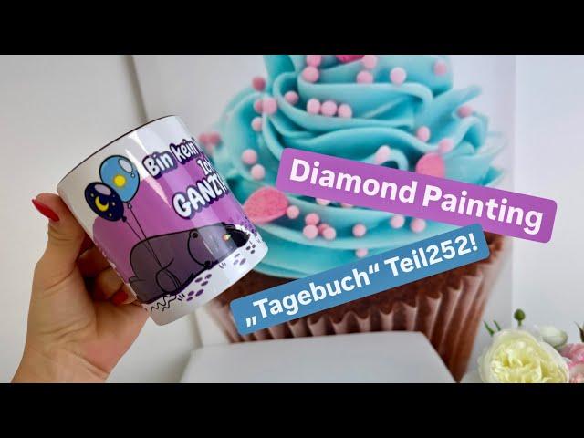 Diamond Painting „Tagebuch“ Teil252! Heute zieht ein neues Bild ein! Es ist das Grummeleinhorn!