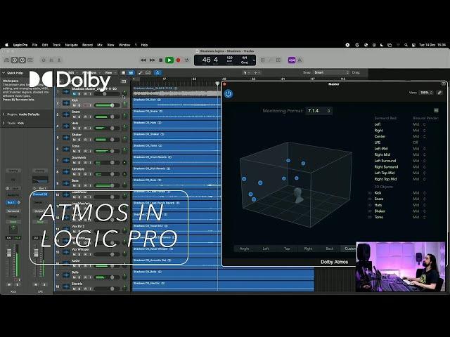 How to Mix in Dolby Atmos using Logic Pro