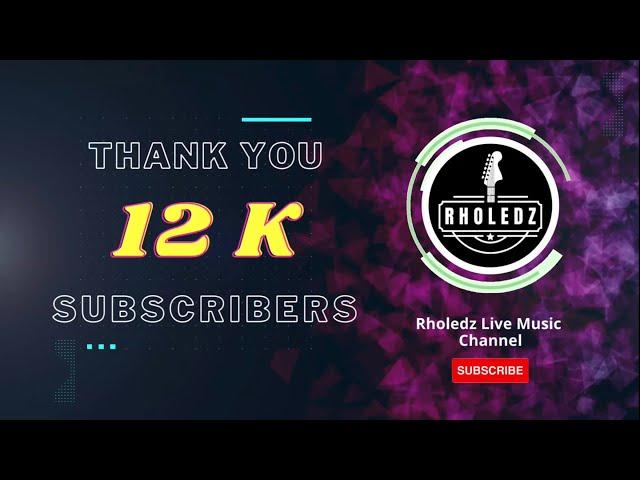 Thanks for all your support! Rholedz 12K Subscribers reached️