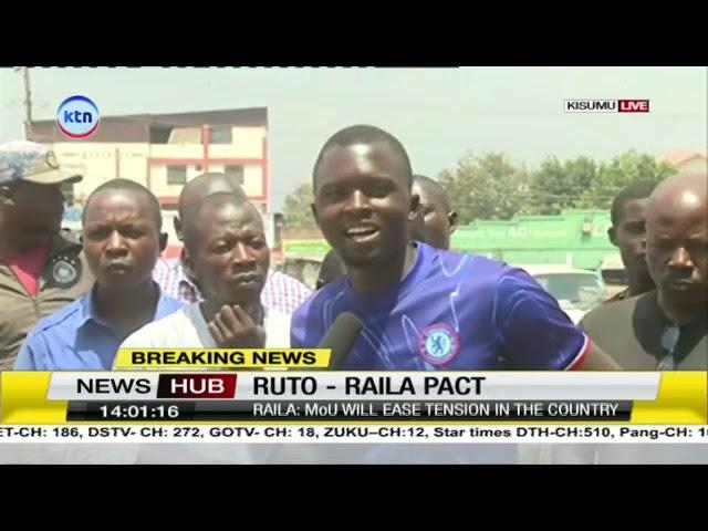 Kisumu residents react to Ruto-Raila pact