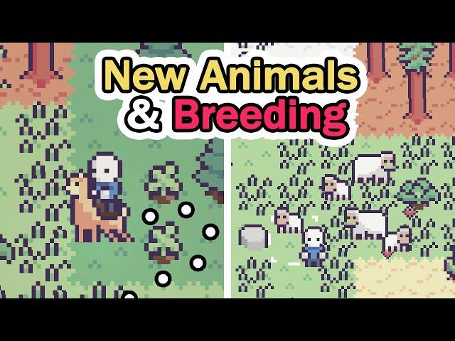 Riding on ALPACAS and breeding animals | Devlog #7