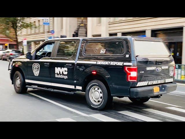 "SUPER RARE" CATCH & 1ST VIDEO OF NYC BUILDINGS EMERGENCY RESPONSE UNIT RESPONDNG ON W. 79TH STREET.