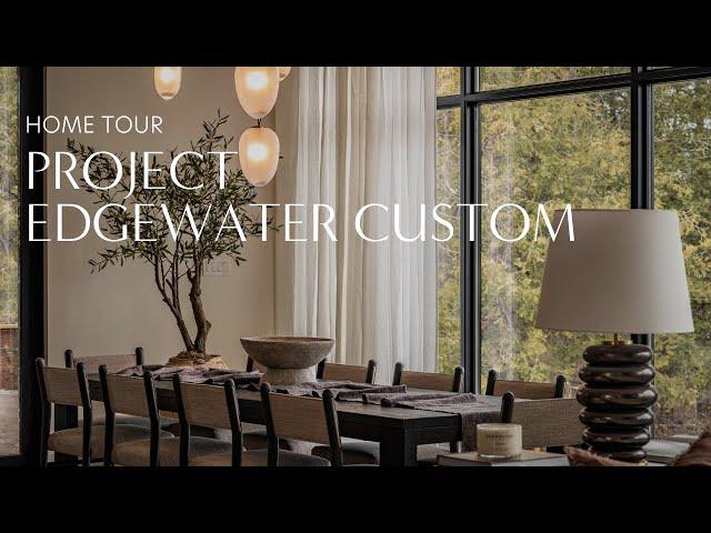 Project Edgewater Custom Home Tour: Custom Home Build, Interior Design and Exterior Design