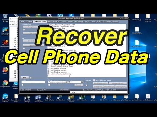 Recover Cell Phone Data