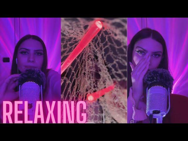 RELAXING | TAPPING, HAND MASSAGE, PLUCKING, VISUAL TRIGGERS | ELENE ANDREEA ASMR LIVE 20